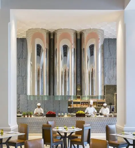 Show kitchen, all-day dining