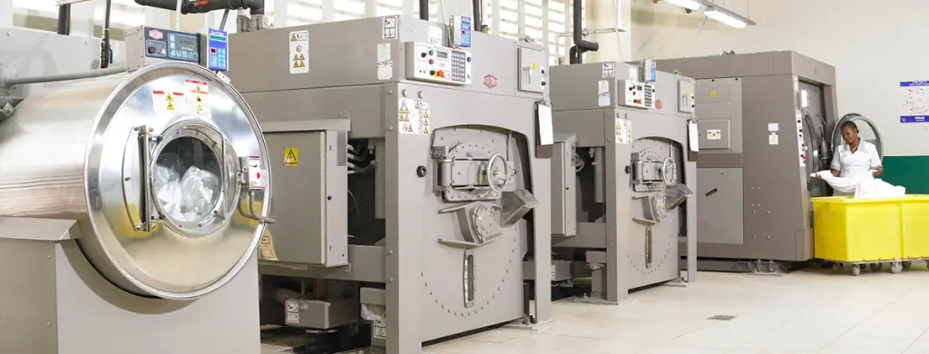 Washer-extractor line